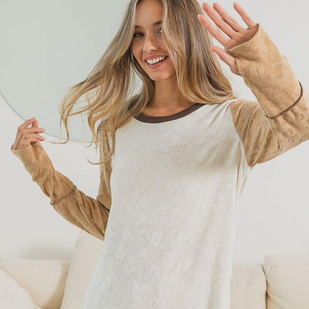 Catch Me If You Can Cheetah Print Long Sleeve